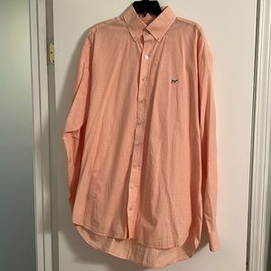 Men’s orange button down Southern Point Co size X-Large. Great condition!!